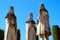Statue of Catholic Kings and Columbus in Alcazar, Cordoba