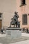 Statue of cellist Luigi Boccherini in Lucca, Italy