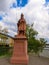 Statue of Charlemagne or Charles the Great on the Alte Br cke.
