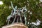 Statue of Charlemagne near Notre Dame Cathedral, France