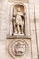 Statue of Charles the Great at San Luigi dei Francesi Church in Rome, Italy