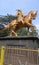 statue of chatrapati(king)shivaji maharaj,in sangli(india)