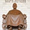 Statue of Chiang Kai-shek in the main chamber of Chiang Kai-shek Memorial Hall, Taipei, Republic of China, Taiwan