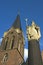 Statue and Church of Antonius of Egypt, Kevelaer