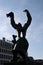 Statue `City without a heart` in Rotterdam by Zadkine