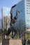 Statue `City without a heart` in Rotterdam by Zadkine