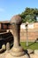 Statue of cobra in Bhaktapur, Nepal.