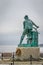 Statue commemorating fisherman lost at sea, Gloucester, Massachusetts, USA,