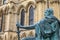 Statue of Constantine the Great at York Minster in York, UK