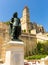 Statue of dArtagnan and Armagnac Tower, Auch, France