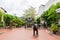 Statue of Datuk Wira Dr. Gan Boon Leong, known as `The Father of Bodybuilders which is located in Malaysia` at Malacca old town