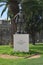 Statue Dedicated To Don Diego De Meneses Captain Of Malaga And Governor Of India Of The XIV Century In Cascais. Photograph of