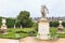 Statue depicting The Oath of Spartacus. Tuileries park. Paris