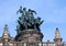 Statue Dionis and Aridna on Dresden Opera Theatre`