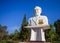 Statue of El Tari in El Tari Airport park, Kupang. El Tari is a local hero, first governance of East Nusa Tenggara province.