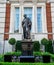 A statue of English chemist and physicist Michael Faraday in London