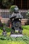 Statue at the entrance of the Prince of Wales Museum, now known as The Chhatrapati Shivaji Maharaj Museum in Mumbai