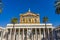 Statue Facade Papal Basilica Paul Beyond Walls Rome Italy