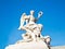 Statue at facade of Versailles Chateau entrance