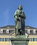 Statue of famous composer Ludwig van Beethoven - with the beautiful Old Post Office building in the background, located on