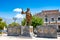 The Statue of the Famous Greek Hero Petros Mavromichalis, Areopoli, Mani Peninsula, The Peloponnese, Greece, Southern Europe