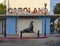 Statue of the famous Pancho the sea lion at the Cabo San Lucas Marina.