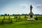 Statue and fence at Antietam National Battlefield, Maryland.
