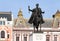 Statue of Ferdinand the first in Oradea Romania