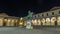 Statue of Ferdinando I de Medici timelapse hyperlapse in the Piazza della Santissima Annunziata in Florence, Italy