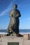 Statue of fishermans wife at the coast of Scheveningen close to The Hague,to remember all fishermen which never came back to home.