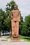 Statue of former German Chancellor Prince Otto Furst Von Bismarck on Erhardtstrasse street. Monument was created in 1931