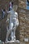 Statue on the Fountain of Neptune on the Piazza della Signoria in Florence