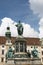 Statue of Francis II, Roman Emperor in the courtyard square in t