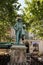 Statue of Frederic Mistral on Forum Square, Arles, Bouches-du-Rhone, France