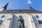 Statue in front of the Herderkirche church in Weimar