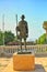 Statue of Gandhi in Cueta, north Africa, Spain.