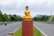 Statue of Gautama Buddha on the Siddhartha Highway in Bhairahawa, Nepal