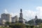 Statue of General Maximo Gomez against a blue cloudy sky. MAXIMO Gomez is one of leaders of the national liberation struggle of