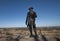 Statue of General Warren at Gettysburg Pennsylvania battlefield