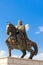 Statue of Genghis Khan at the Mausoleum