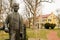 Statue of George Catlett Marshall, Jr. - The Marshall House, Leesburg, Virginia, USA
