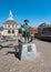 Statue of George Vancouver in King`s Lynn, Norfolk, England