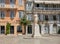 Statue of Georgios Theotokis in Corfu old town, Greece