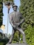 Statue of German Chancellor Konrad Adenauer, Cadenabbia, Lake Como. Italy