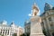 Statue of Gheorghe Lazar at University`s Square in Bucharest, Romania