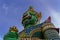 Statue of Giant at Wat Arun. Wat Arun or Temple of the Dawn is one of a famous Buddhist temple in the Bangkok, Thailand