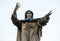 Statue of Girolamo Savonarola in Ferrara in Emilia-Romagna