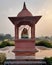 Statue of a goddess at ground of a indian college