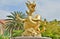 Statue of golden dragon in the Queen Sirikit Public Park in Phuket