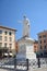 The statue of Grand Duke Ferdinand III on Piazza della Republica in Livorno, Italy